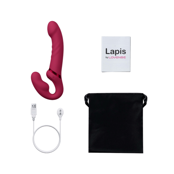 Lovense Lapis App-Controlled Vibrating Strapless Strap-on Dildo - Image 5