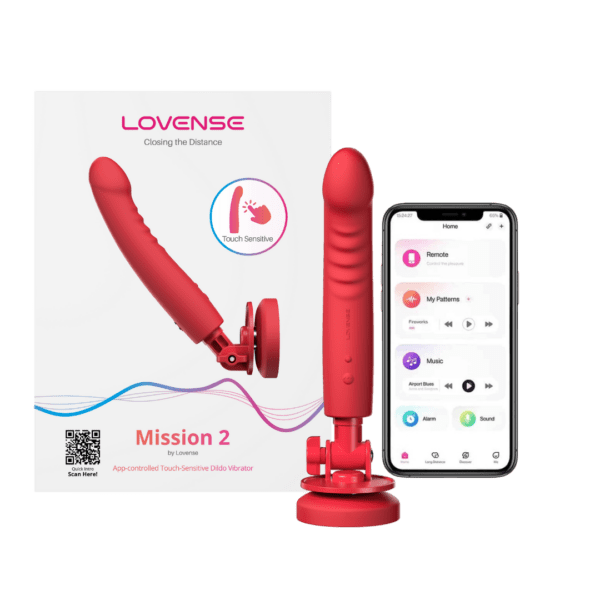 Lovense Mission 2 Touch-Sensitive Dildo Vibrator